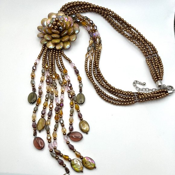 Joan Rivers Starlet Necklace - Golden - Picture 1 of 9